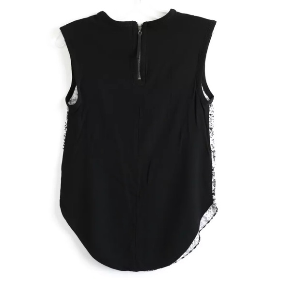 Helmet Lang Abstract Print Blouse - Picture 10 of 10